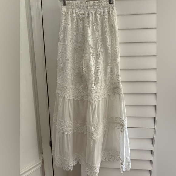WAIMARI Lace Embroidered Flare Pants - Picture 7 of 15